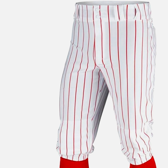 New CHAMPRO Baseball Pants (Knickers)! XL Adult Men. Red/White Stripes. - Picture 10 of 12